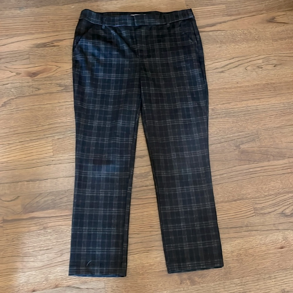 Whit & Wisdom Grey and black Plaid pants SIZE 8